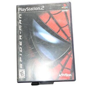 Spider-Man •‎ (Sony Playstation 2, 2004) PS2 • Black Label • Complete w/ Manual
